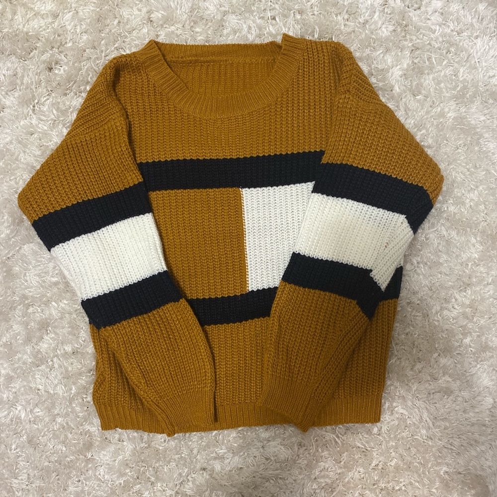 multi colored sweater